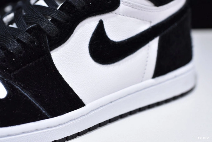 Rep BK black air cd0461-007 panda 1 jordan white 1117